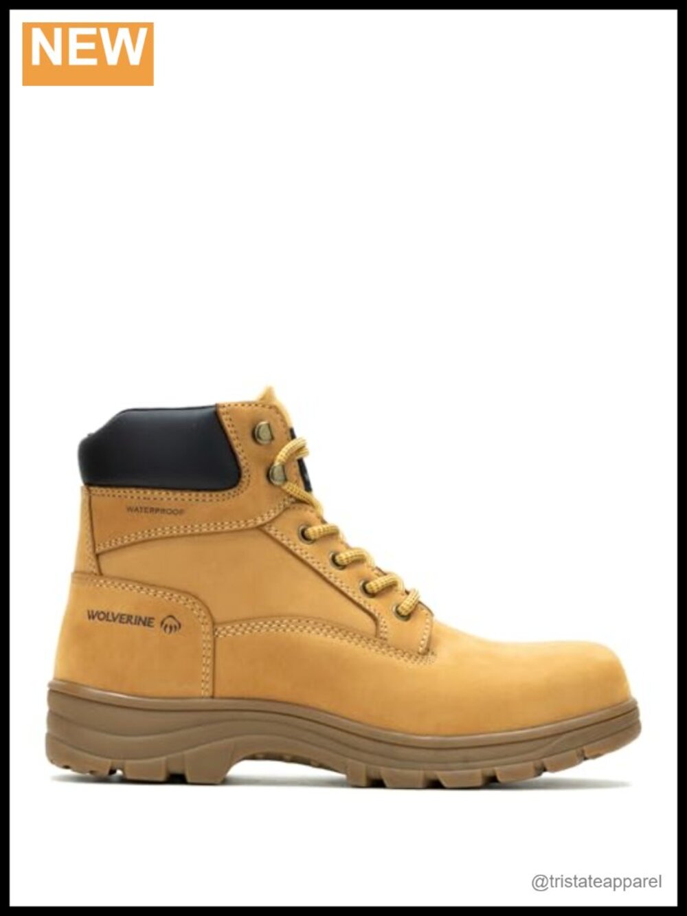 Wolverine Carlsbad Waterproof 6" Construction Work Boot Steel Shank